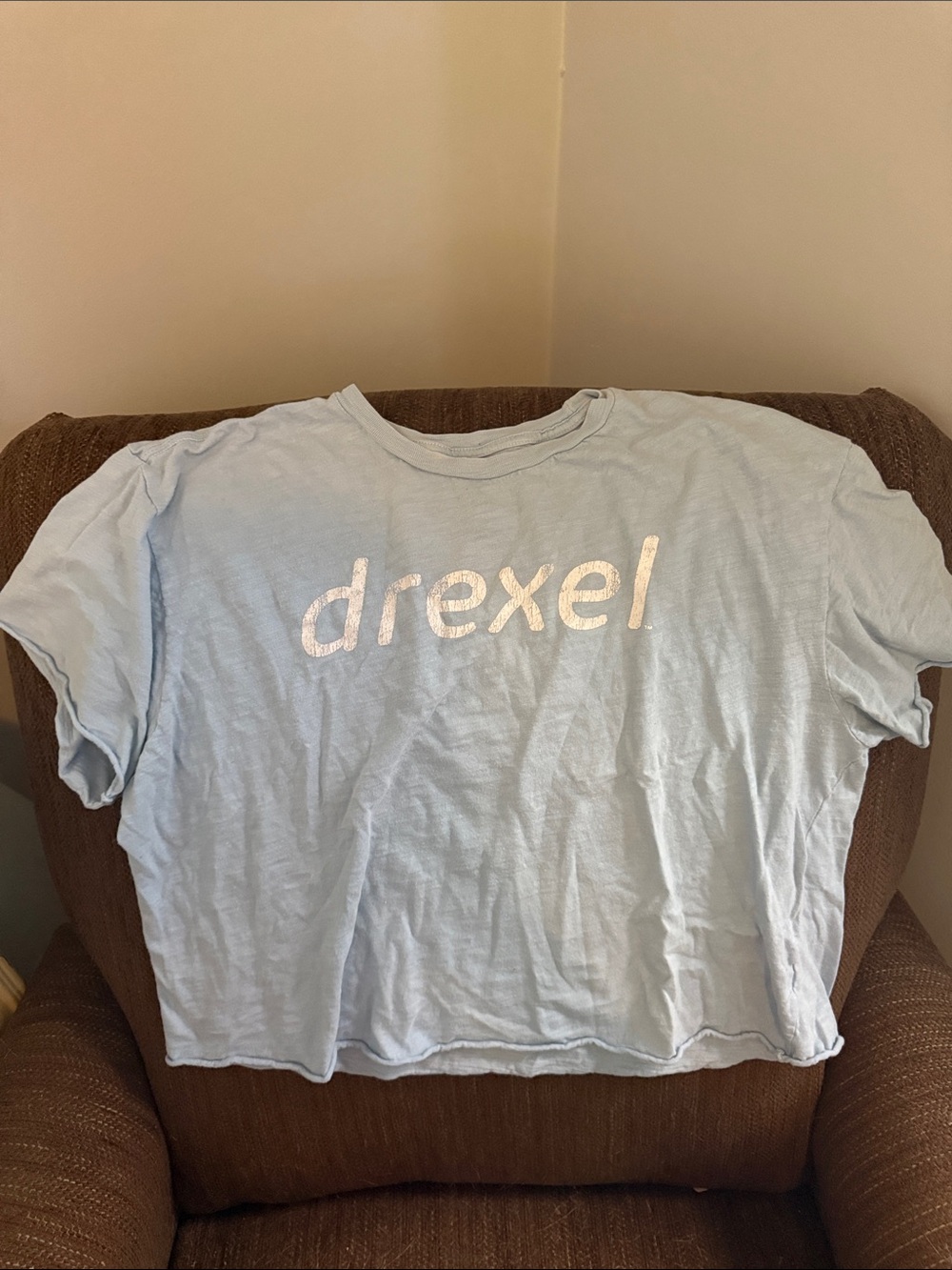 Original Retro Brand Light Blue 'drexel' Short Sleeve Tee